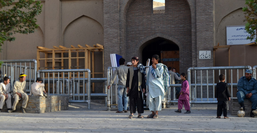 The Entrance to Baburs Gardens