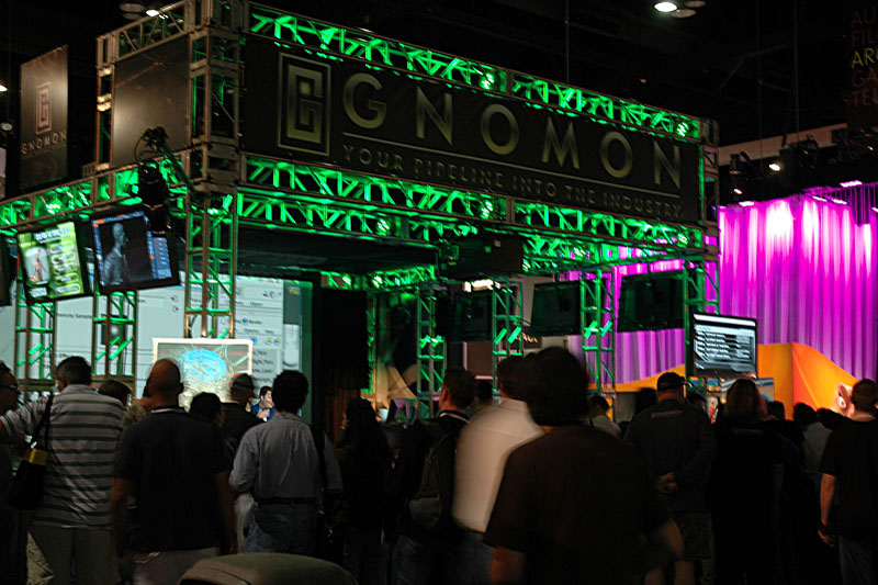 Very Busy Gnomon booth